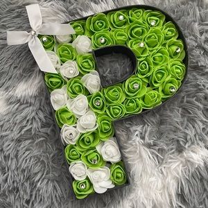 handmade Fillable letters “P”💚